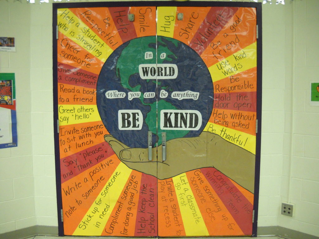 Kindness Door Decorating | Holdrege Public Schools